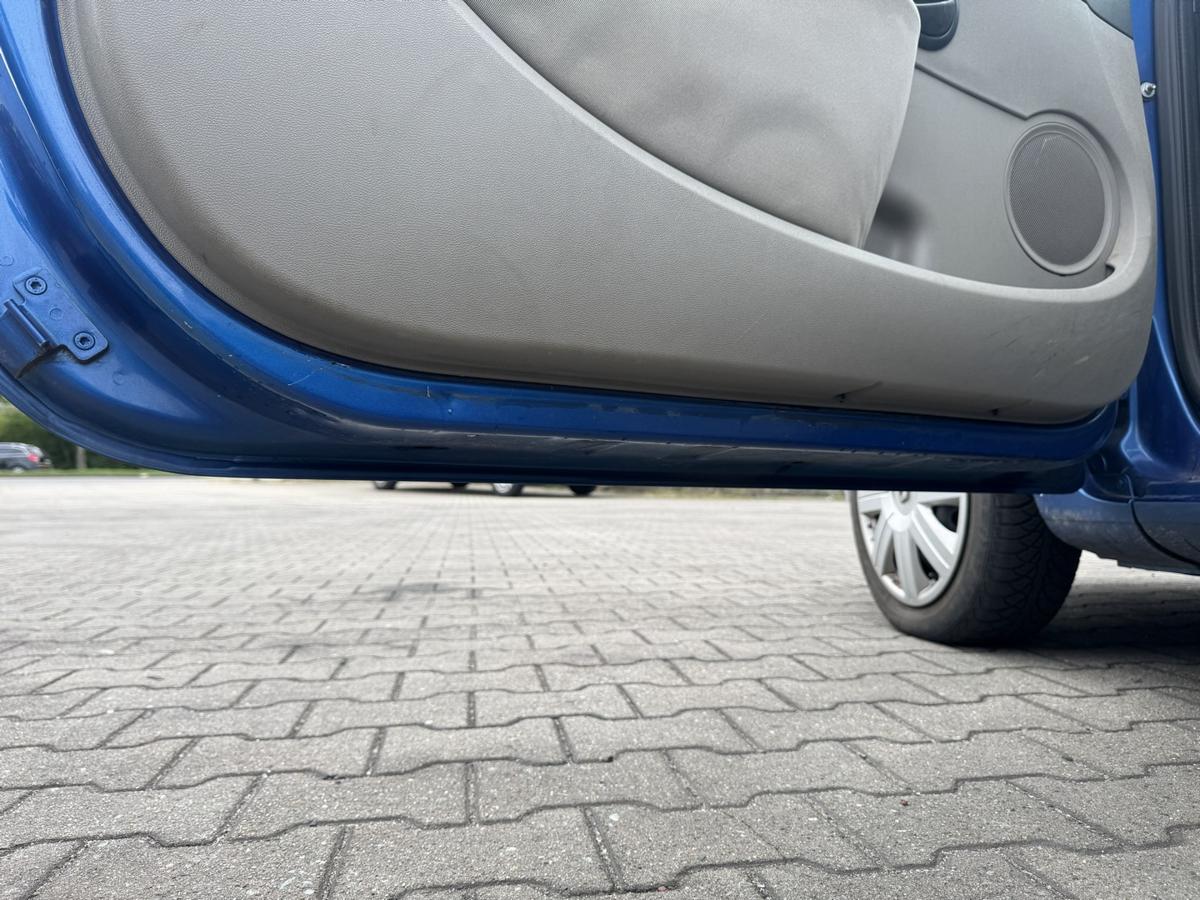 Renault Clio 3 original T&uuml;r vorn links TEI45 Blau Ottoman 3-T&uuml;rer Rohbau Bj.2005